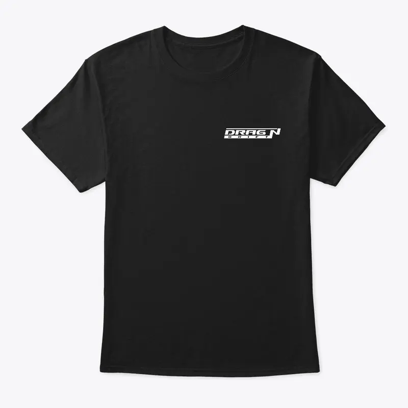 Drag N Drift White Logo Tee